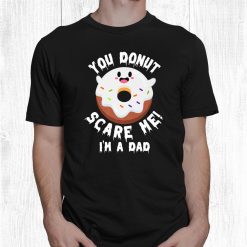 Dad Halloween Kawaii Donut Love Ghost Dad Joke Funny Shirt
