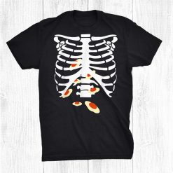 Eggs Skeleton Rib Cage X Ray Spooky Halloween Funny Shirt