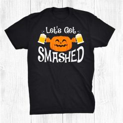 Funny Let's Get Smashed Pumpkin Halloween Shirt