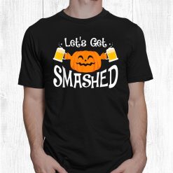 Funny Let's Get Smashed Pumpkin Halloween Shirt