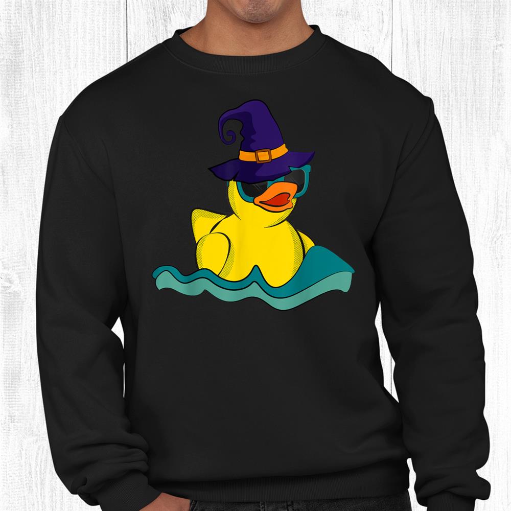 Funny Yellow Rubber Duck Halloween Release The Quack Boo Shirt