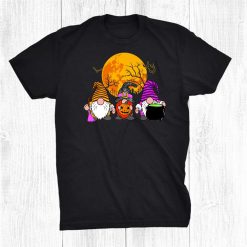 Halloween Gnomes Cute Autumn Pumpkin Fall Funny Holiday Shirt
