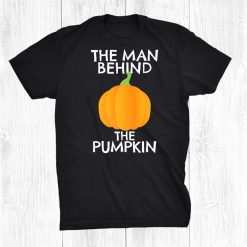 Halloween Pregnancy Reveal Pumpkin Baby Shower Dad Funny Shirt