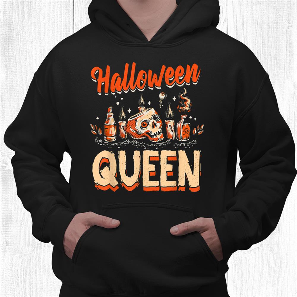 Halloween Queen Skull Head Apparel For Halloween Party Shirt