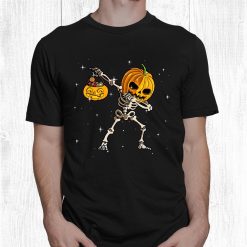 Halloween Skeleton Pumpkin Shirt