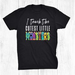 Halloween Teacher I Teach The Cutest Little Monsters Shirt