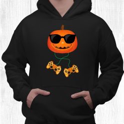 Jack O Lantern Pumpkin Gamer Halloween Video Gaming Shirt