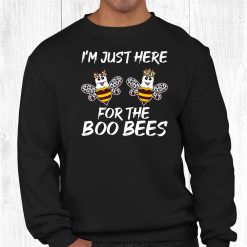 Just Here For The Boo Bees Funny Halloween Ghost For Couples Shirt