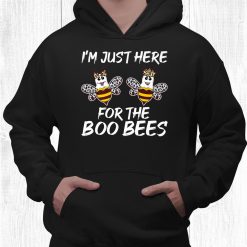 Just Here For The Boo Bees Funny Halloween Ghost For Couples Shirt