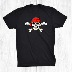 Pirate Skull Bandana Matching Trick Or Treat Halloween Shirt