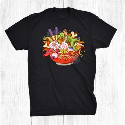 Ramen Halloween Anime Japanese Noodles Food Lover Kids Teens Shirt