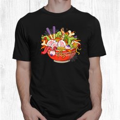 Ramen Halloween Anime Japanese Noodles Food Lover Kids Teens Shirt