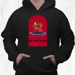 Scary Big Brother Baphomet Clothing Funny Halloween Siblings Shirt