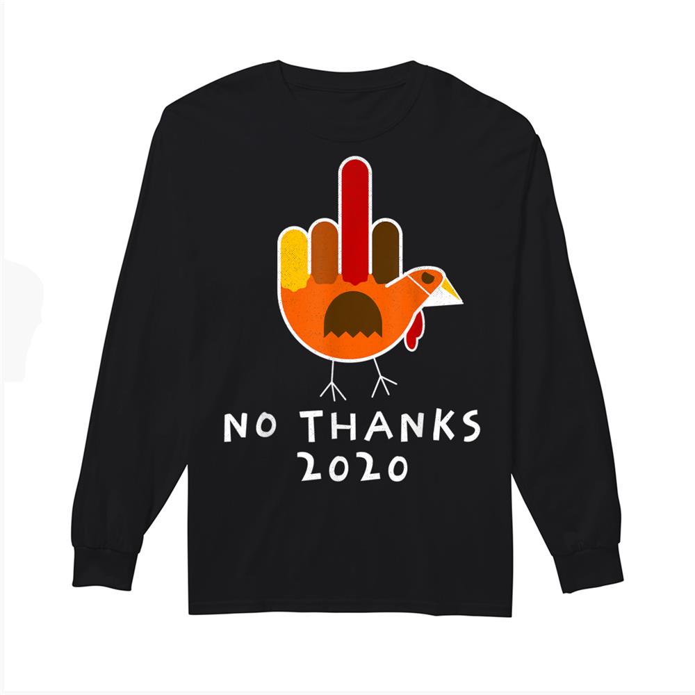 Thanksgiving Turkey No Thanks Grumpy Halloween Funny Shirt