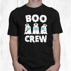The Boo Crew Nurse Scary Trick Or Treat Happy Halloween Shirt
