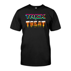 Trick Or Treat Halloween Glitch And Candy Corn Shirt
