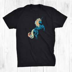 Unicorn Skeleton For Halloween Zombie Uni Shirt