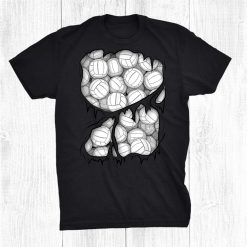 Volleyball Player Balls Inside Athlete Halloween Shirt