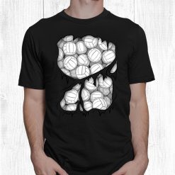 Volleyball Player Balls Inside Athlete Halloween Shirt
