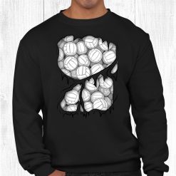 Volleyball Player Balls Inside Athlete Halloween Shirt