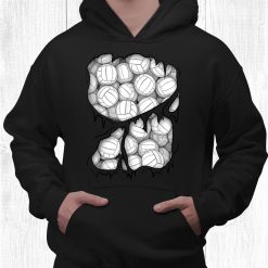 Volleyball Player Balls Inside Athlete Halloween Shirt