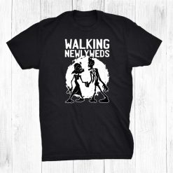 Walking Newlyweds Halloween Wedding Shirt
