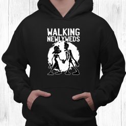 Walking Newlyweds Halloween Wedding Shirt