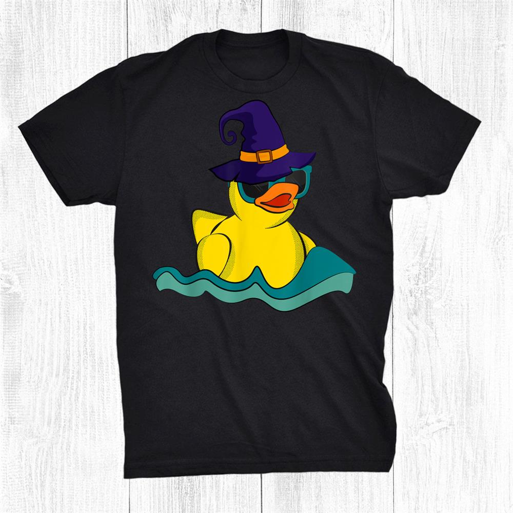 Yellow Rubber Duck Halloween Release The Quack Boo Funny Shirt