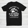 Bear Attack Tip Camping Hiking Outdoor Travel Shirt