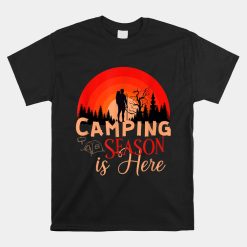 Camper Camping Season Nature Hiking Adventure Outside Shirt