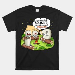 Camping Hiking Outdoors Marshmallow Campfire SMores Shirt