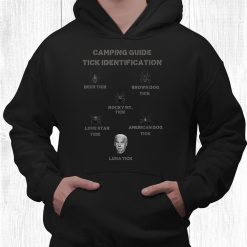Camping Tick Identification Guide Funny Camper Luna Tick Shirt