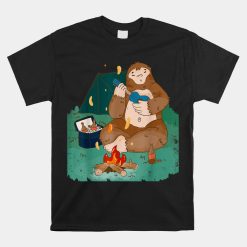 Camping Ukulele Hiking Lazy Shirt
