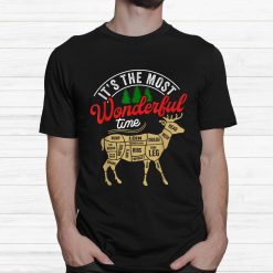 Christmas Hunting Its The Most Wonderful Time Deer Hunting Shirt
