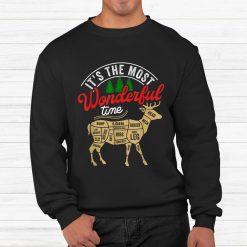 Christmas Hunting Its The Most Wonderful Time Deer Hunting Shirt
