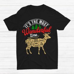 Christmas Hunting Its The Most Wonderful Time Deer Hunting Shirt