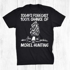 Cool Morel Design Wild Mushroom Hunter Hunting Shirt