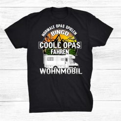 Coole Opas Driving Caravan Camping Shirt