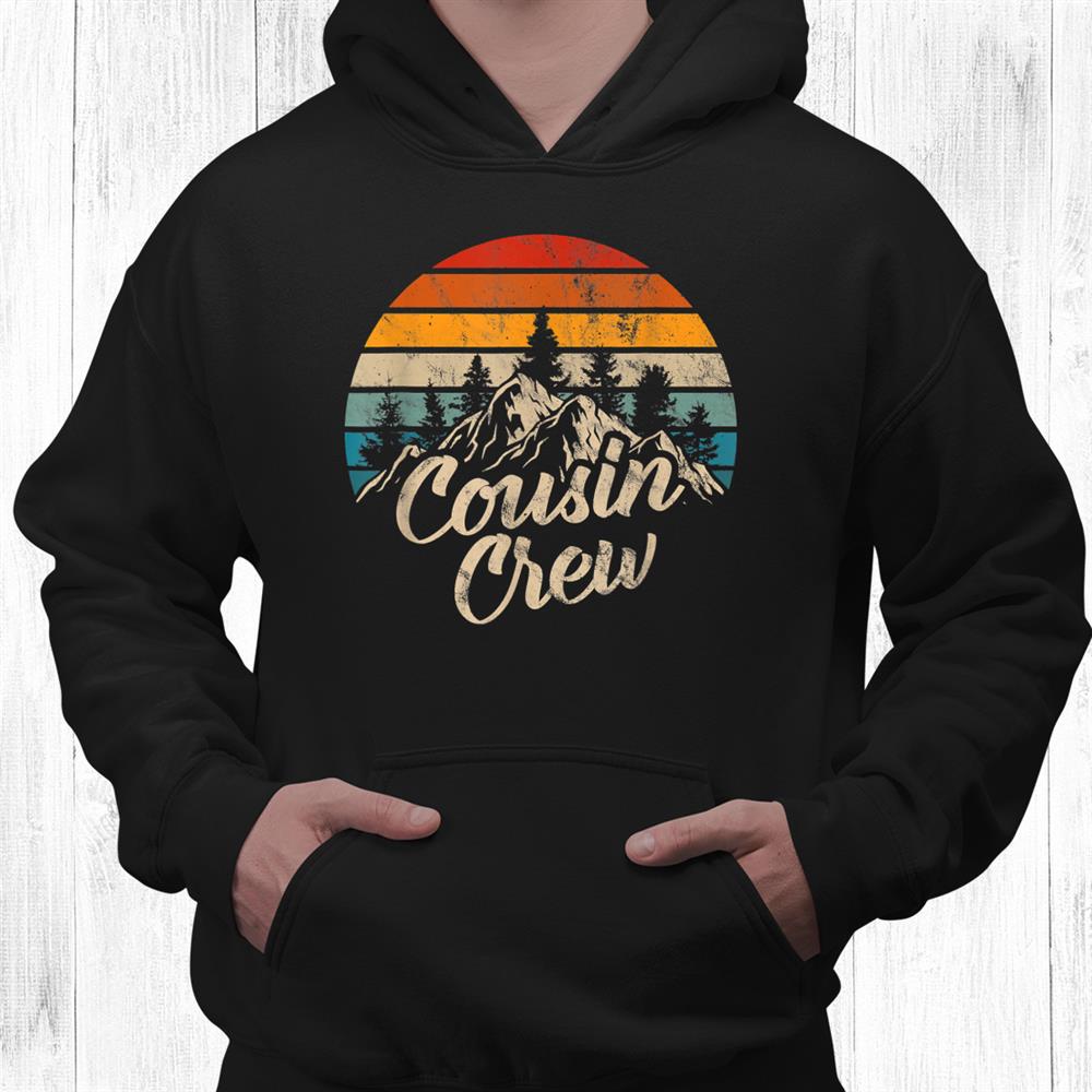 Cousin Crew Camping Outdoor Sunset Summer Camp Shirt