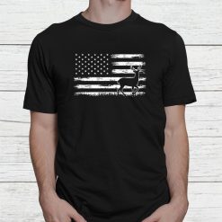 Deer Hunting American Flag Hunting Forest Hunt Shirt