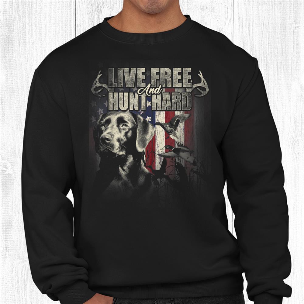 Duck Hunting Shirt Deer Hunting Usa Flag Hunters Shirt