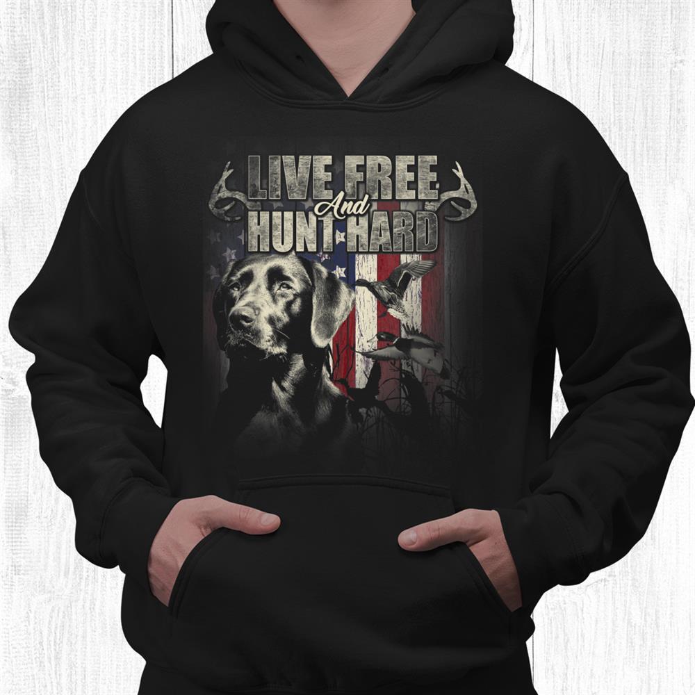 Duck Hunting Shirt Deer Hunting Usa Flag Hunters Shirt