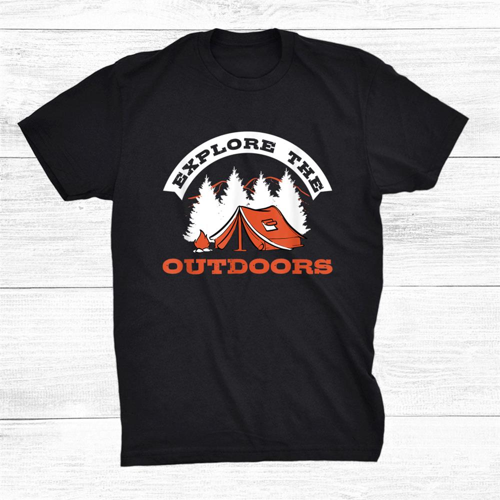 Explore The Outdoors Camping Gear Encampment Oneline Tenting Shirt