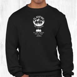 Funny Glamping Camping Mountain Vacation Shirt
