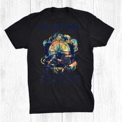 Go Outside Worst Case Scenario A Bear Camping Shirt