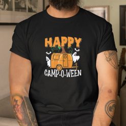 Happy Camp-o-ween Halloween Camping Camper Shirt