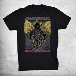 Hunting Club Nergigante Monster Gaming Hunter World Dragon Shirt
