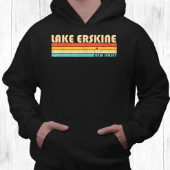 Lake Erskine New Jersey Funny Fishing Camping Summer Shirt