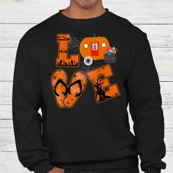 Love Camping Halloween Trick Or Treat Costume Pumpkin Shirt