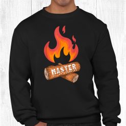 Master Of The Campfire Funny Camper Outdoor Camping Lover Shirt